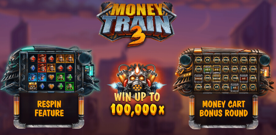 Money Train 3 erikoisominaisuudet