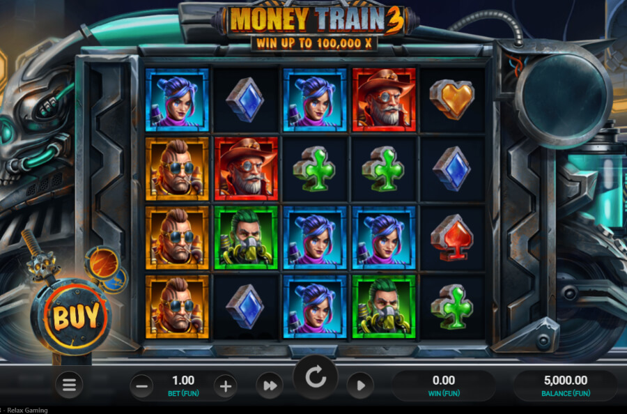 Money Train 3 symbolit