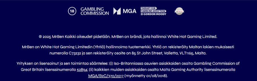 mrben lisenssi suomicasinocom