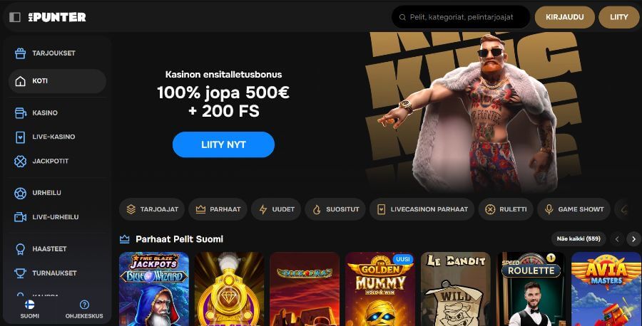 mrpunter etusivu suomicasinocom