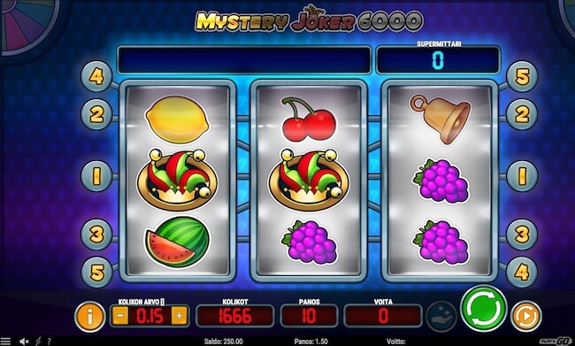 mystery joker 6000 klassinen hedelmäpeli! 