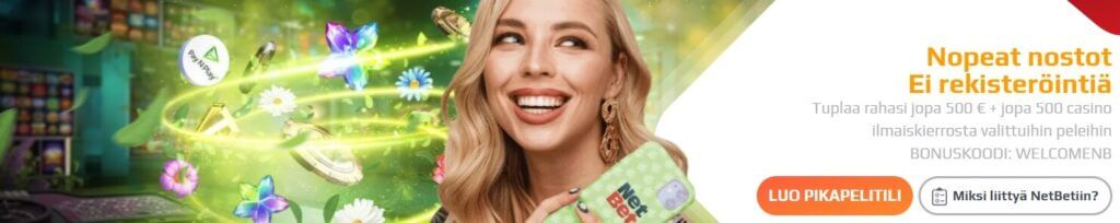 NetBet tervetuliaisbonus