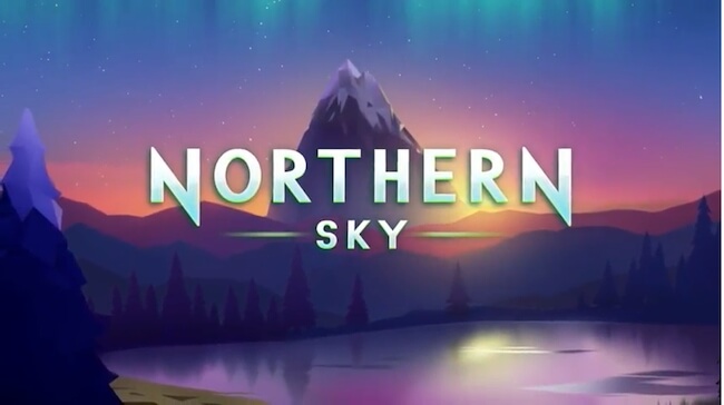 Northern Sky pelin kaunis tausta!