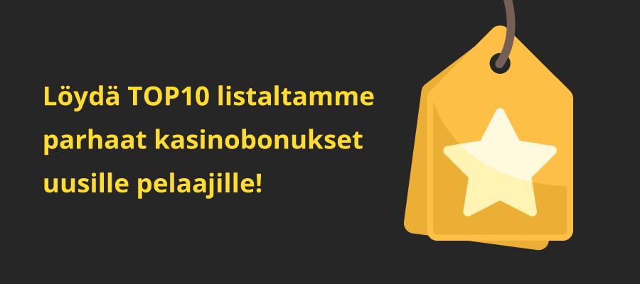 TOP10 kasinot ja kasinobonukset lista