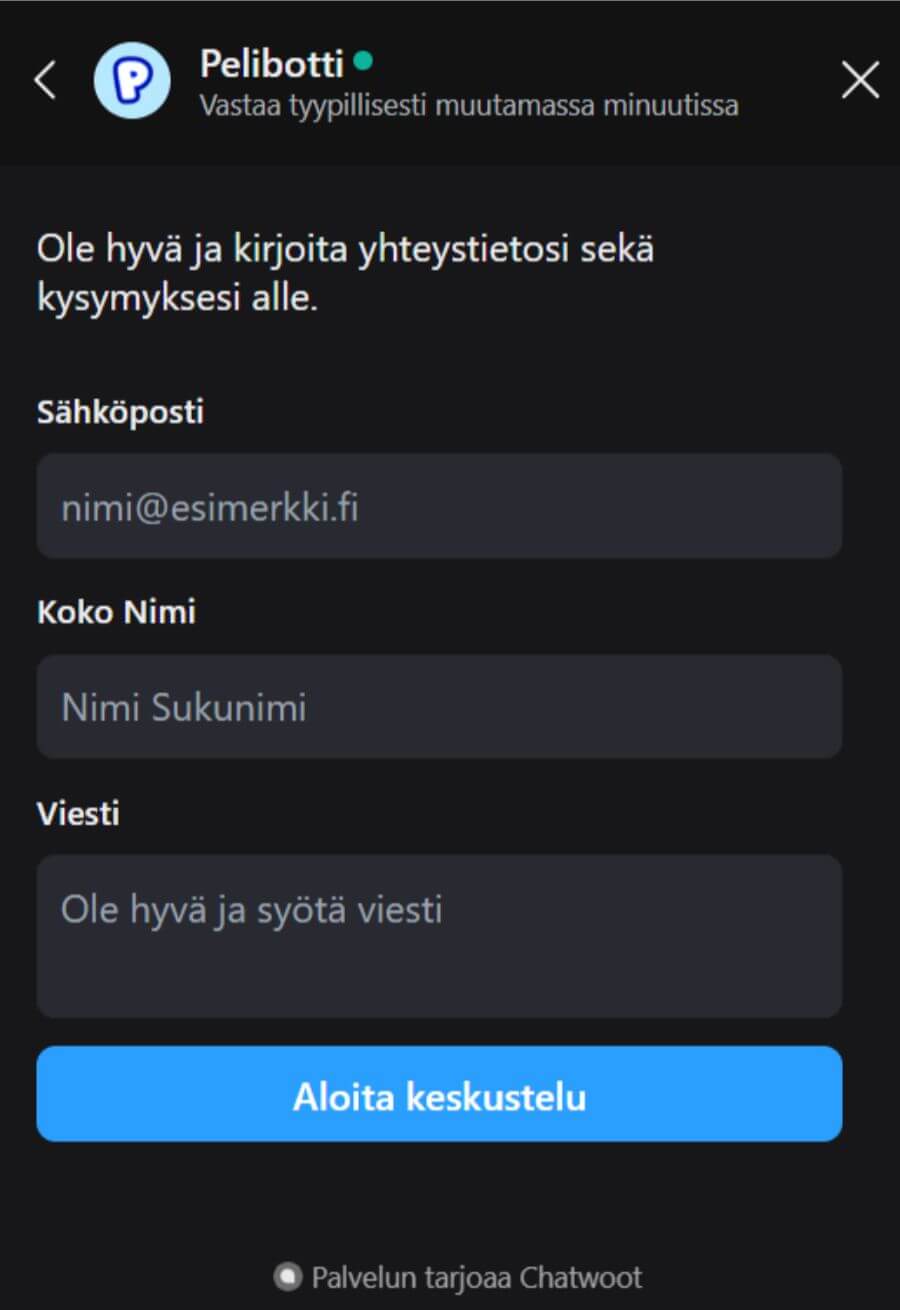 pelaanyt asiakaspalvelu suomicasinocom