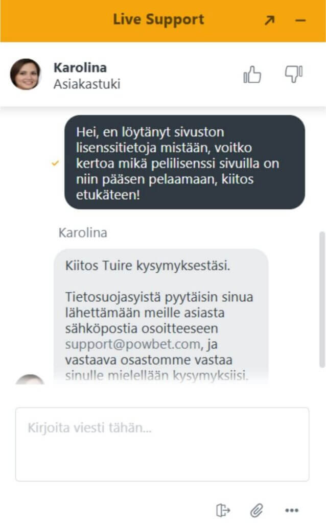 powbet asiakaspalvelu SuomiCasinoCom