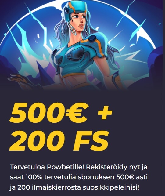 Powbet tarjous pelaajille