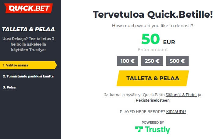 Quickbet pelitili