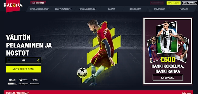 Rabona etusivu Rabona kasinon etusivu