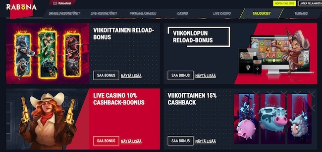 kasinoedut edut kasinolla