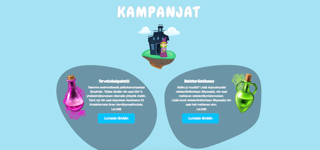 kampanjat reeltastic kampanjat
