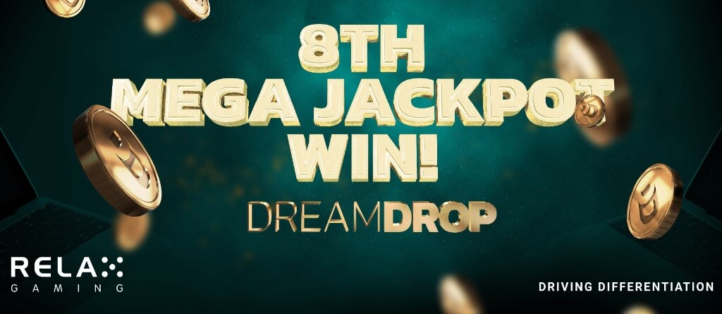 Dream Drop Mega Jackpot sai jo kahdeksannen voittajan alle vuoden aikana