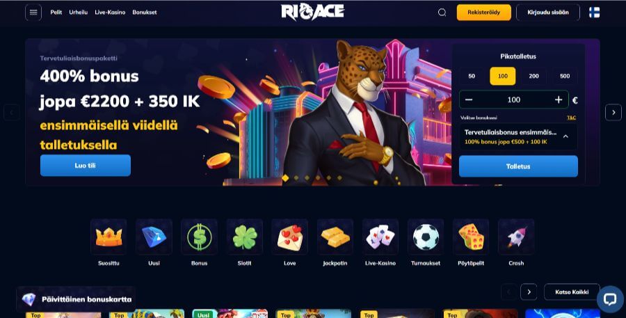 rioace etusivu suomicasinocom