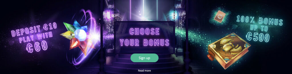 Rush Casino valitse bonus