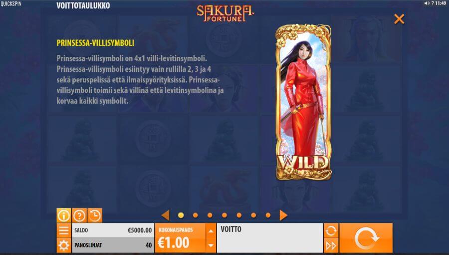 sakura fortune wild suomicasinocom