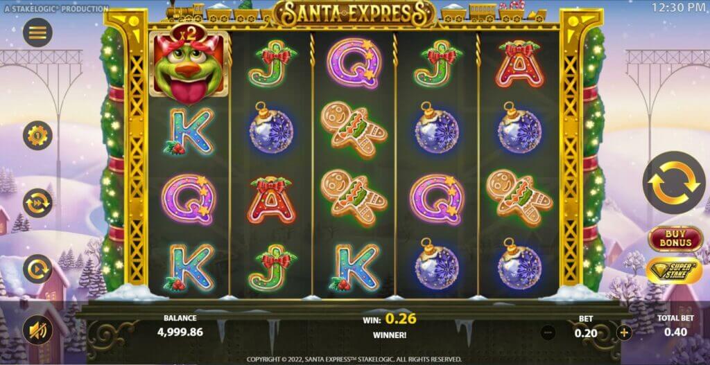Santa Express uusi kolikkopeli