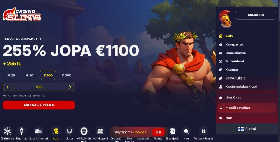 slota etusivu suomicasinocom