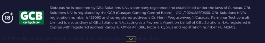 slota lisenssi suomicasinocom