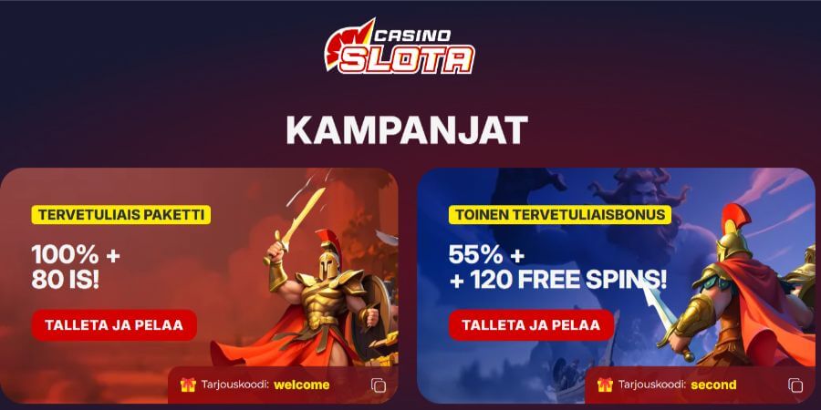 slota tervetulobonus suomicasinocom