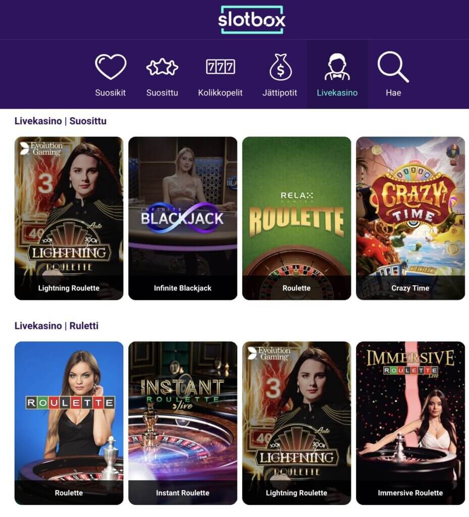Slotbox Live