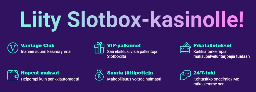 Slotbox liity kasinolle