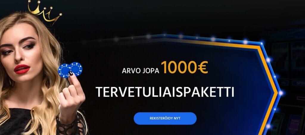 Slotimo tervetuliaistarjous