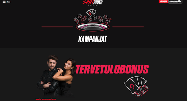 kasino täynnä tarjouksia! Spin Rider tarjoukset sivusto