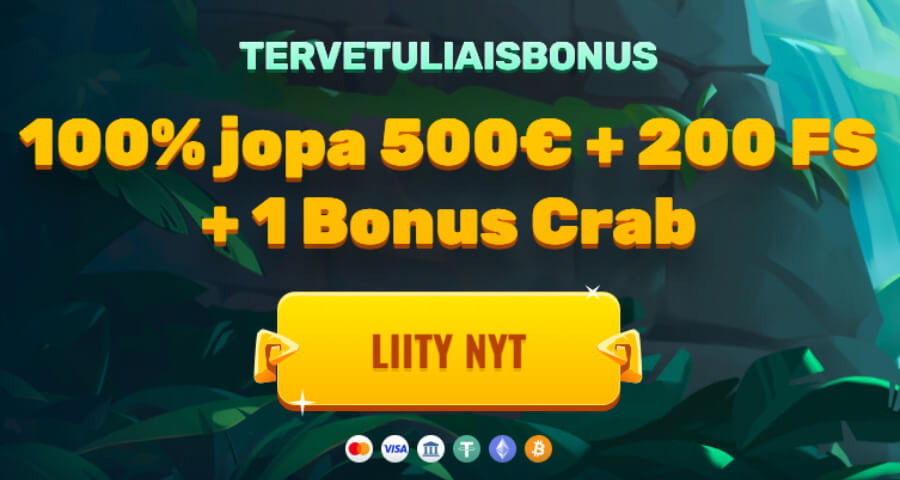 Spinanga tervetuliaisbonus