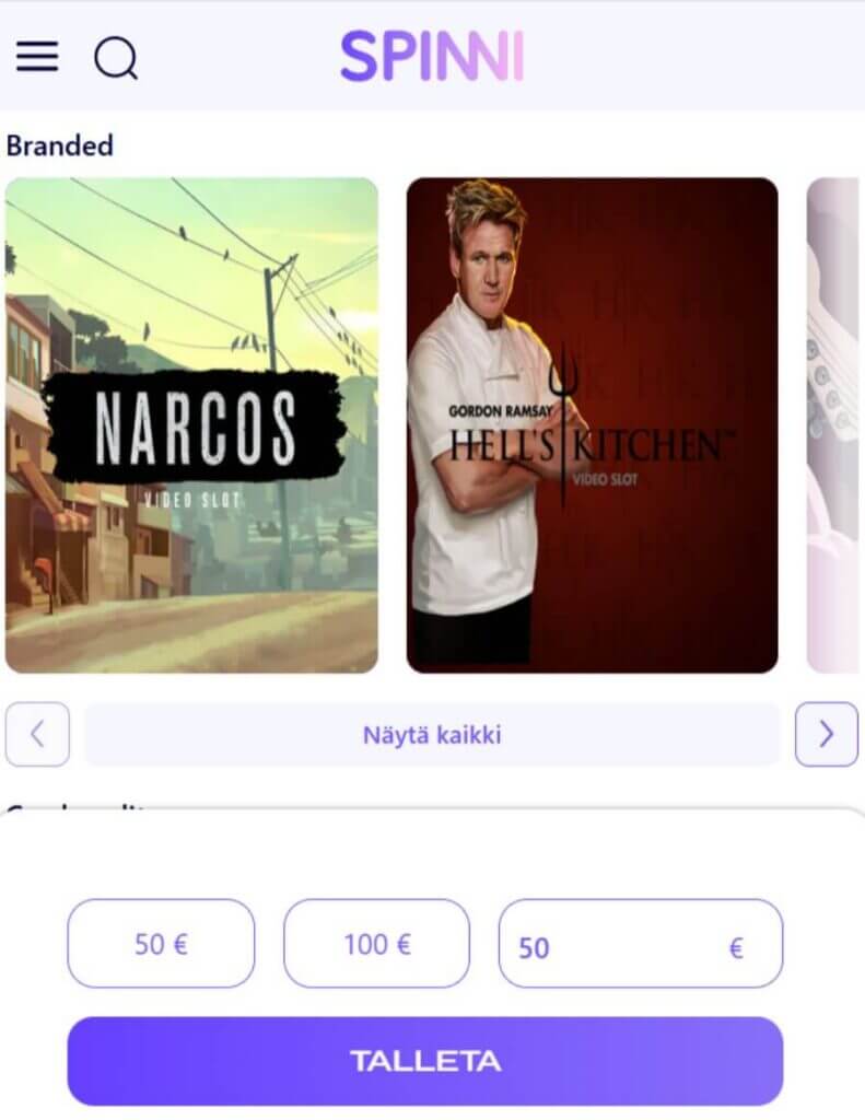 spinni mobiili suomicasinocom