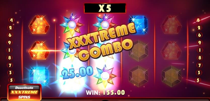 Starburst XXXtreme voittoja