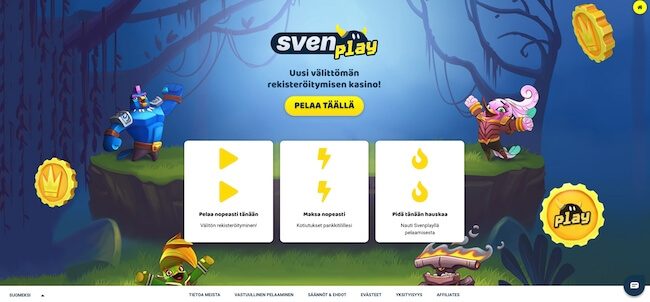 Svenplay nettikasino etusivu 