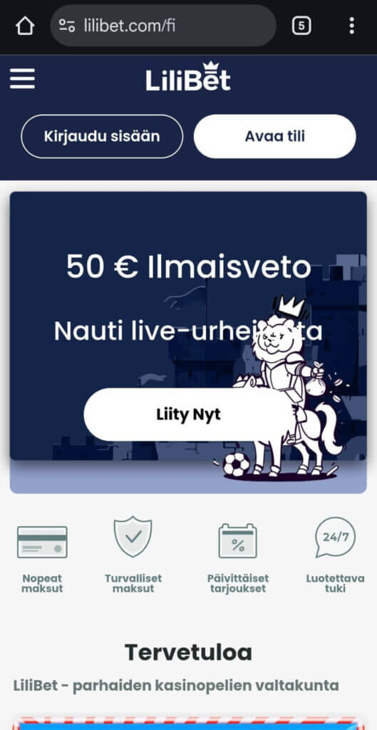Lilibet mobiilipelaaminen