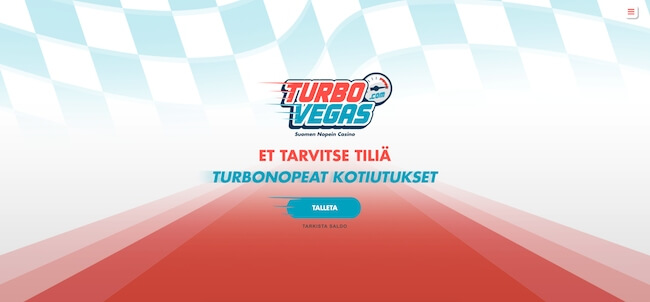 TurboVegas kasino etusivu 