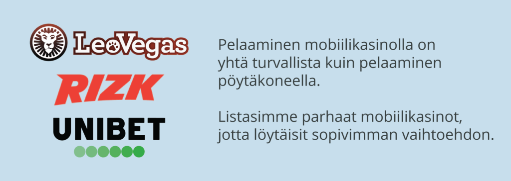 Mobiilikasinoiden turvallisuus