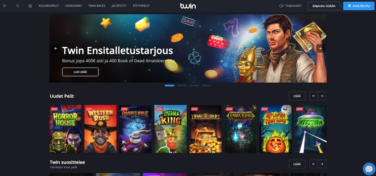Twin Casino Twin etusivu