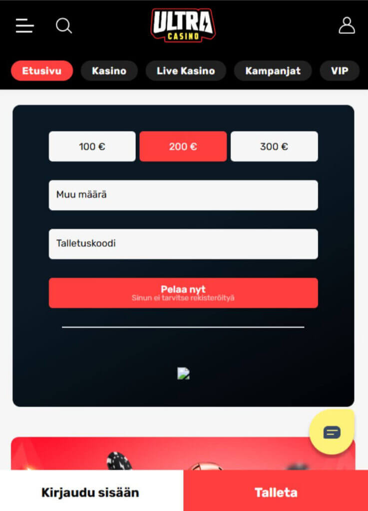 ultra mobiili suomicasinocom