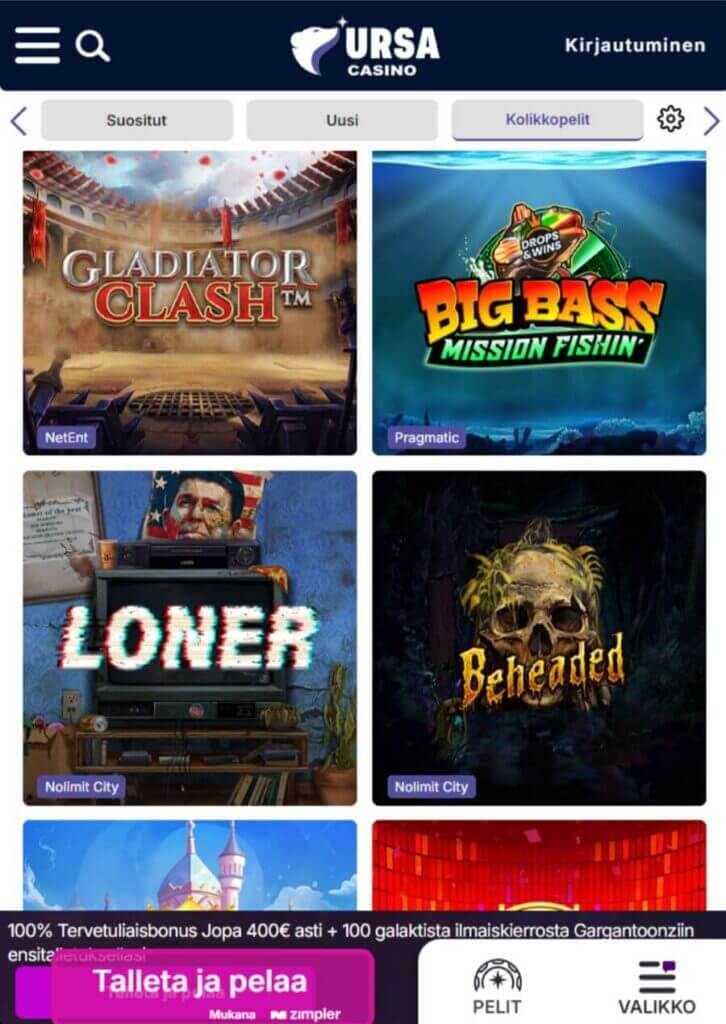 ursa mobiili suomicasinocom