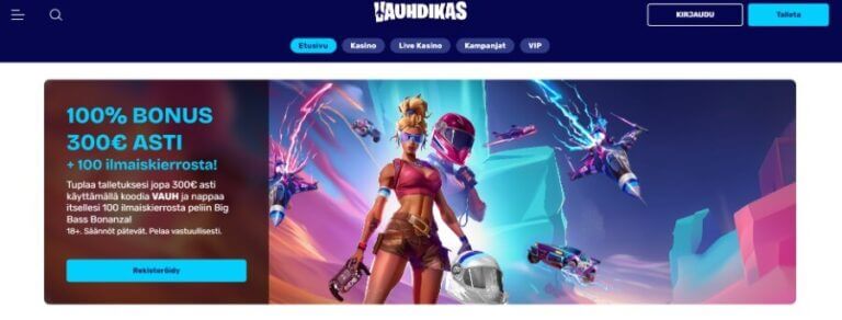 hanki paras Vauhdikas Casino reload-bonus maassa Finland