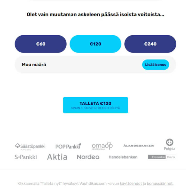 hanki viikoittainen bonus – Vauhdikas Casino