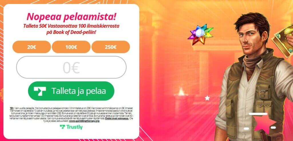 Vauhti Kasino tarjous