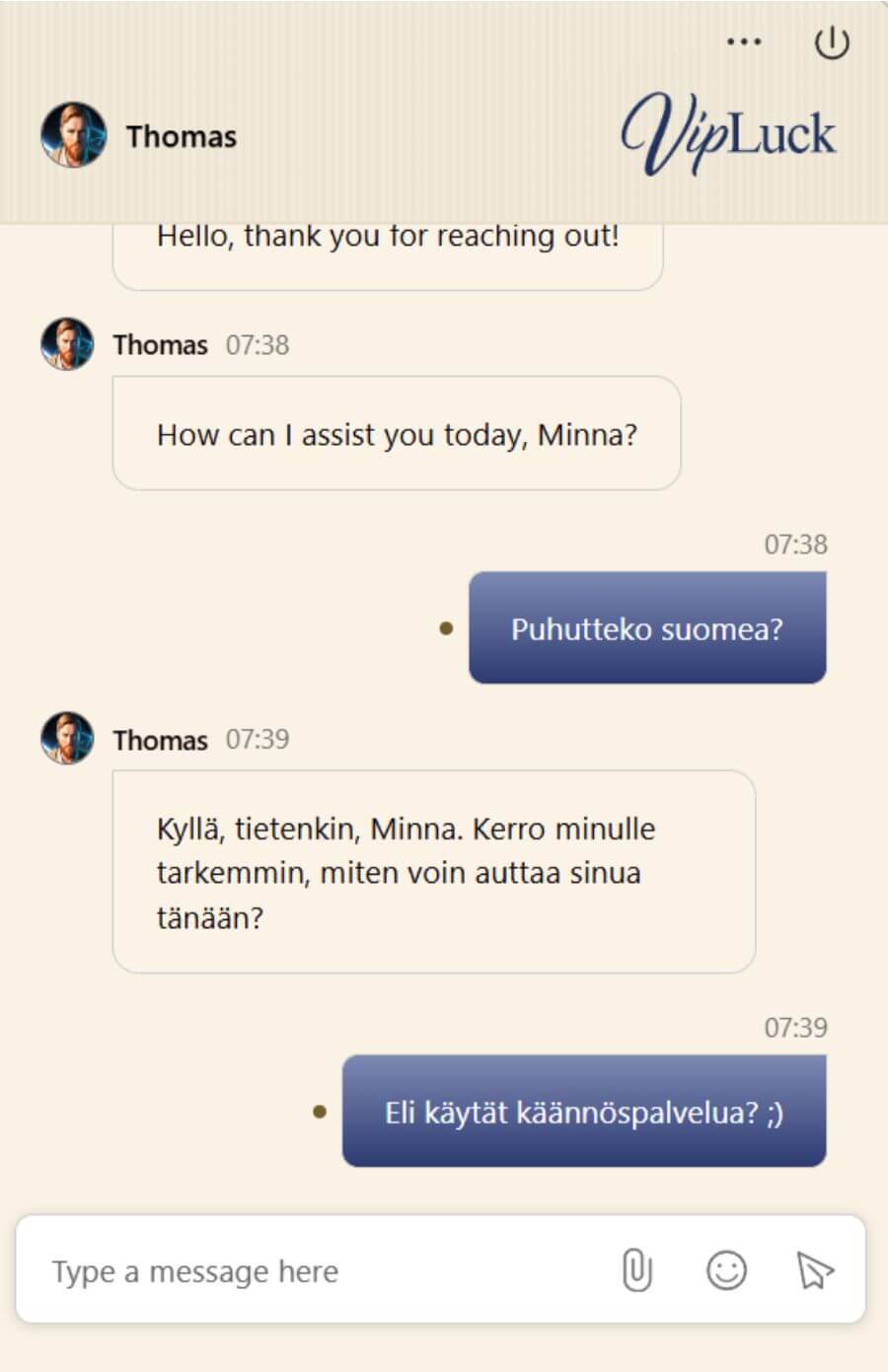 vipluck asiakaspalvelu suomicasinocom