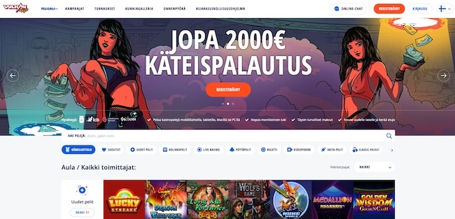 Vulkan Vegas kasinon etusivu Vulkan Vegas kasino