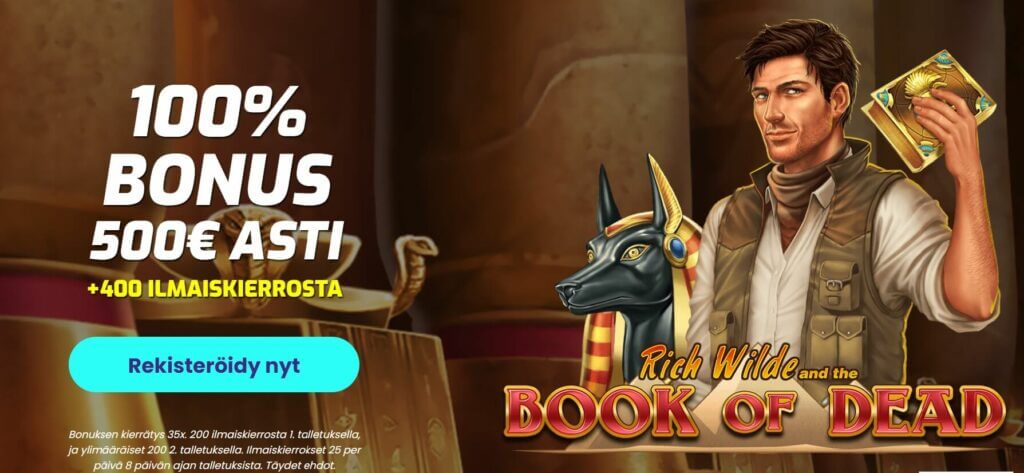 Wildz tervetuliaisbonus huhtikuu