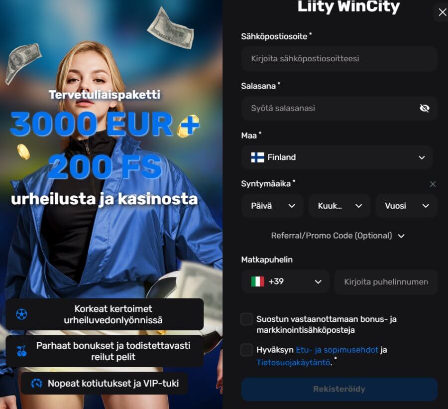 Wincity pelitili