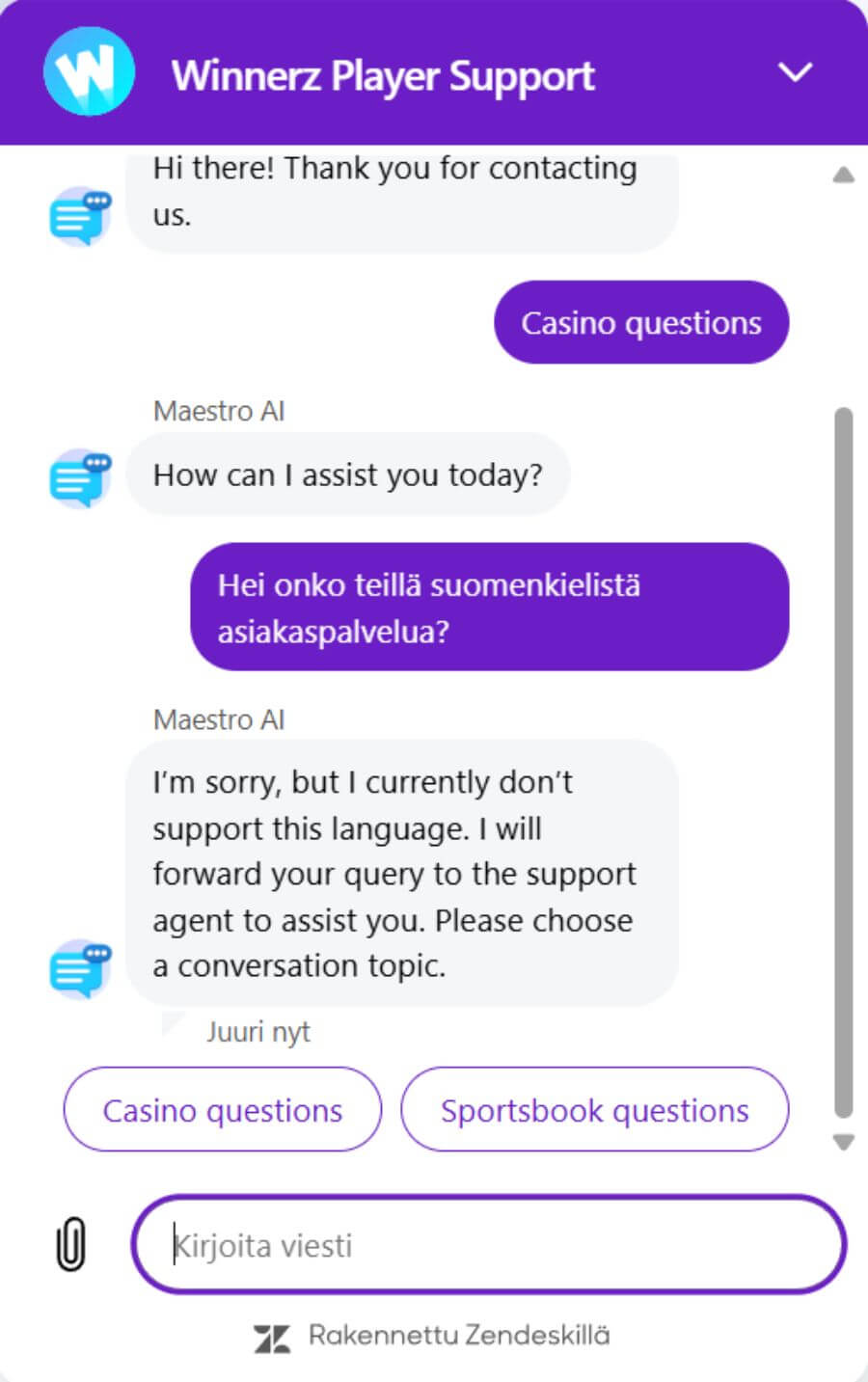 winnerz asiakaspalvelu suomicasinocom