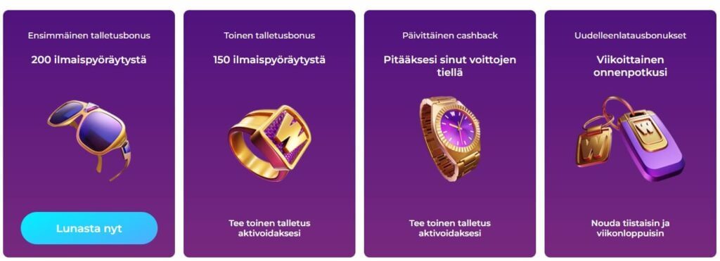 Winnerz tervetuliaisbonus