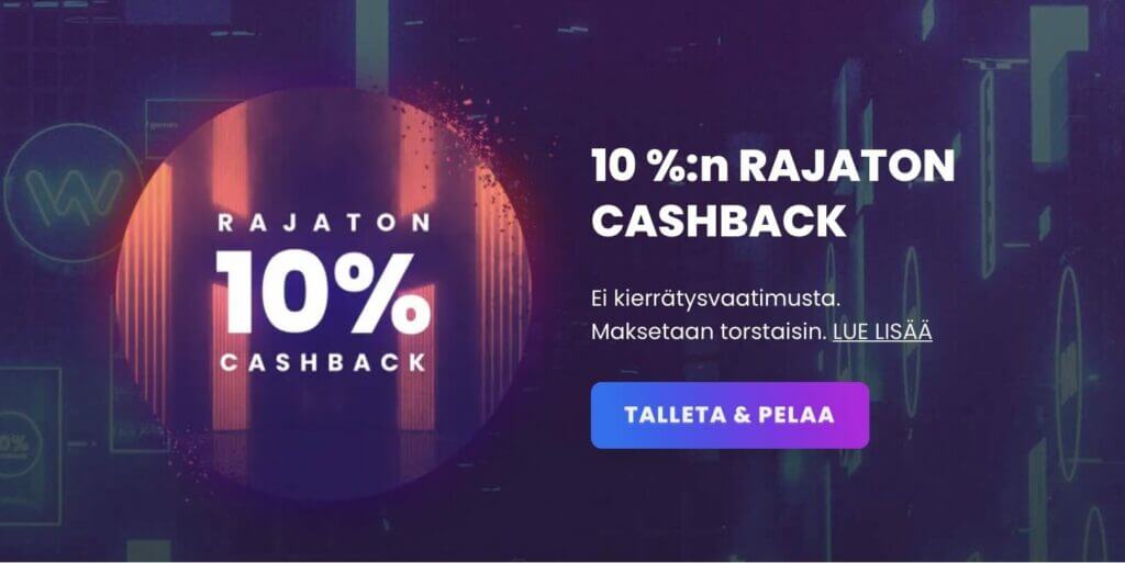 WinnyCasino cashback