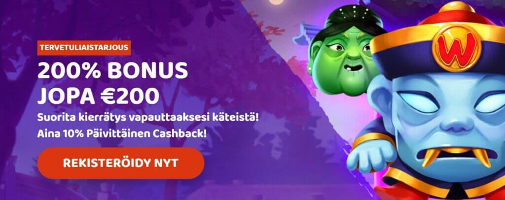 Yaacasino tarjous