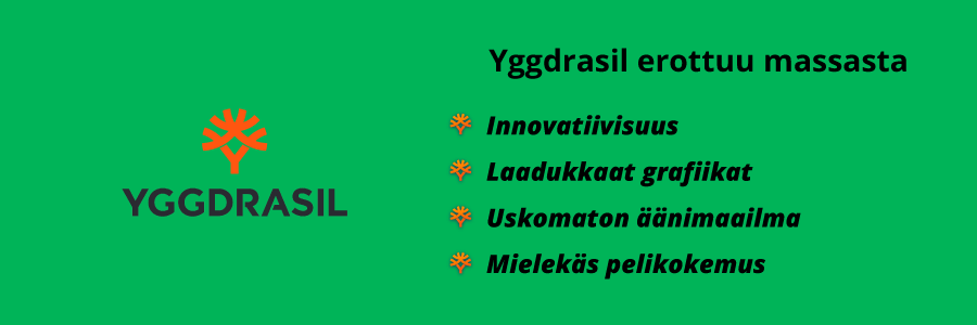 Yggdrasil johtava pelivalmistaja