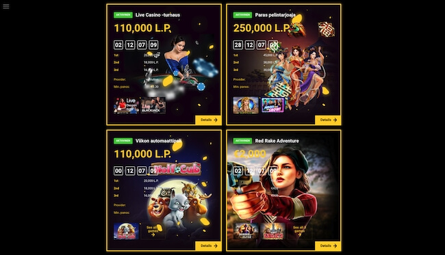 kasinoturnaukset ZetCasino turnaukset